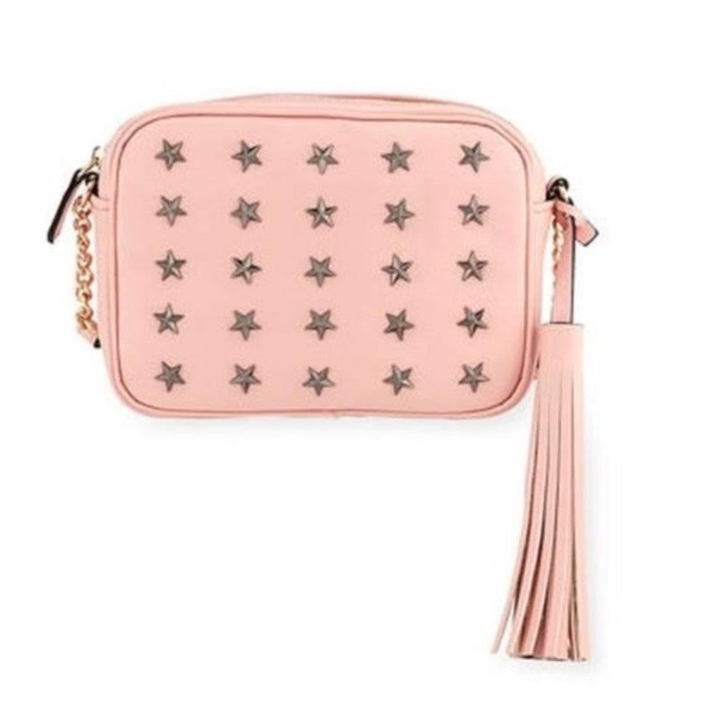 Neiman Marcus Pink Roz Camera-Style Crossbody